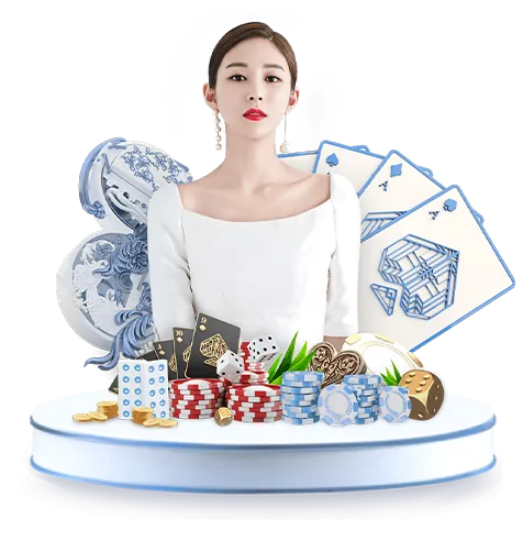 Bàn chơi Blackjack tại vnz6 với các lá bài và chip cược